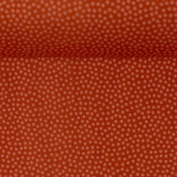 Baumwolle - Dotty terracotta
